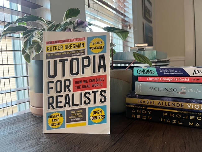 The book 'Utopia for Realists' by Rutger Bregman